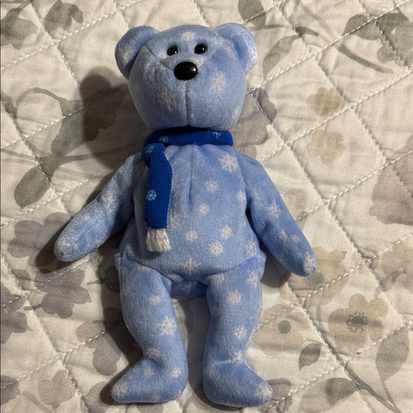 Blue Tie-Dye Teddy Bear with Scarf - Picture 2 of 6
